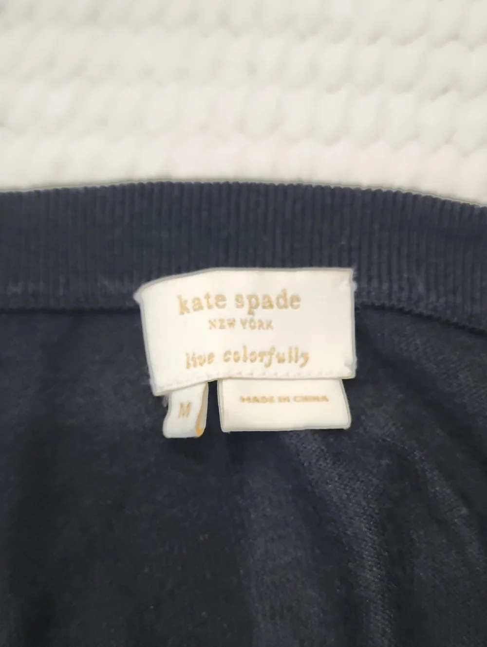 kate spade black sweater